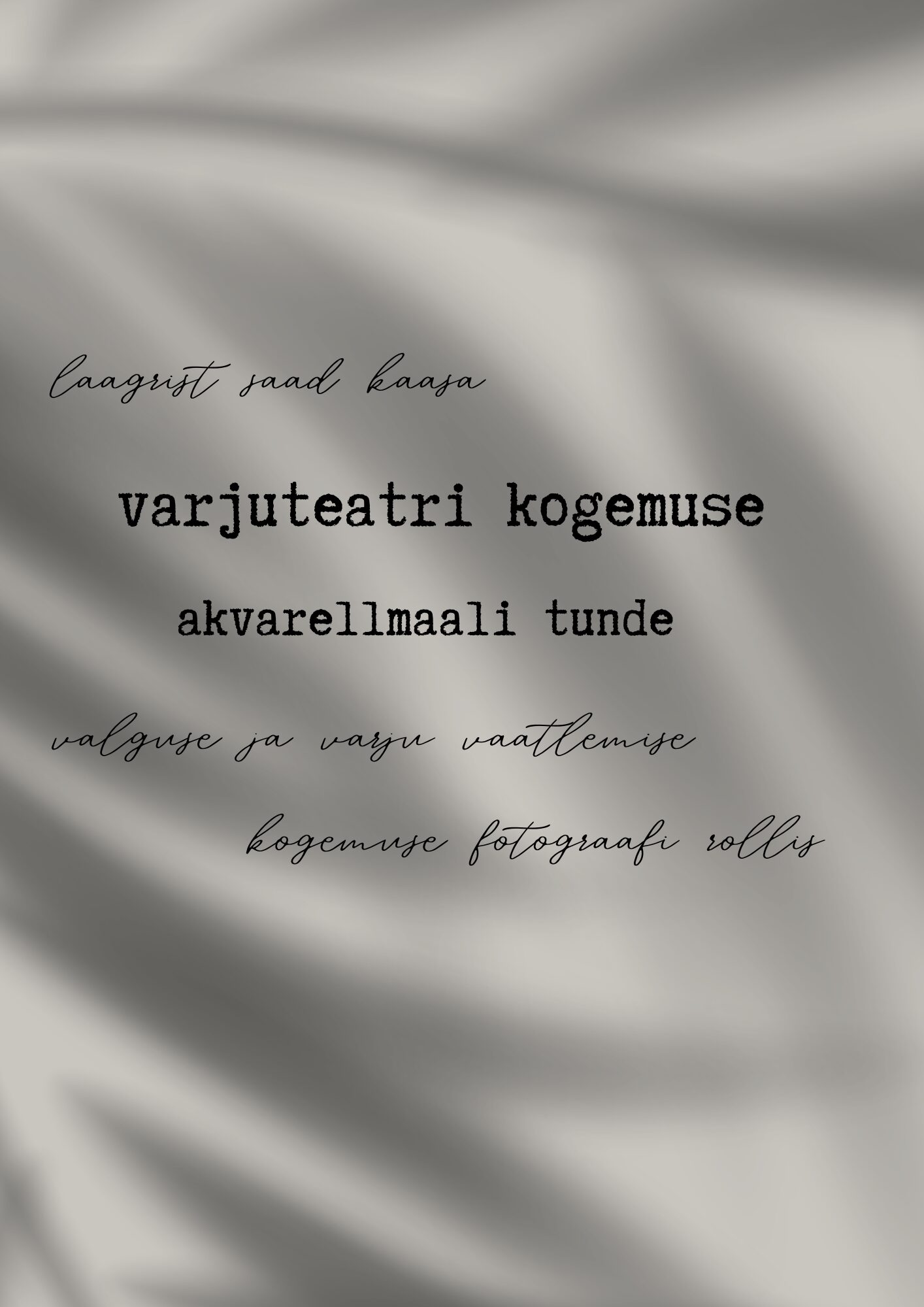 Valguse ja Varju loomelaager naistele Pihla Inspiratsioonitalus - Image 3