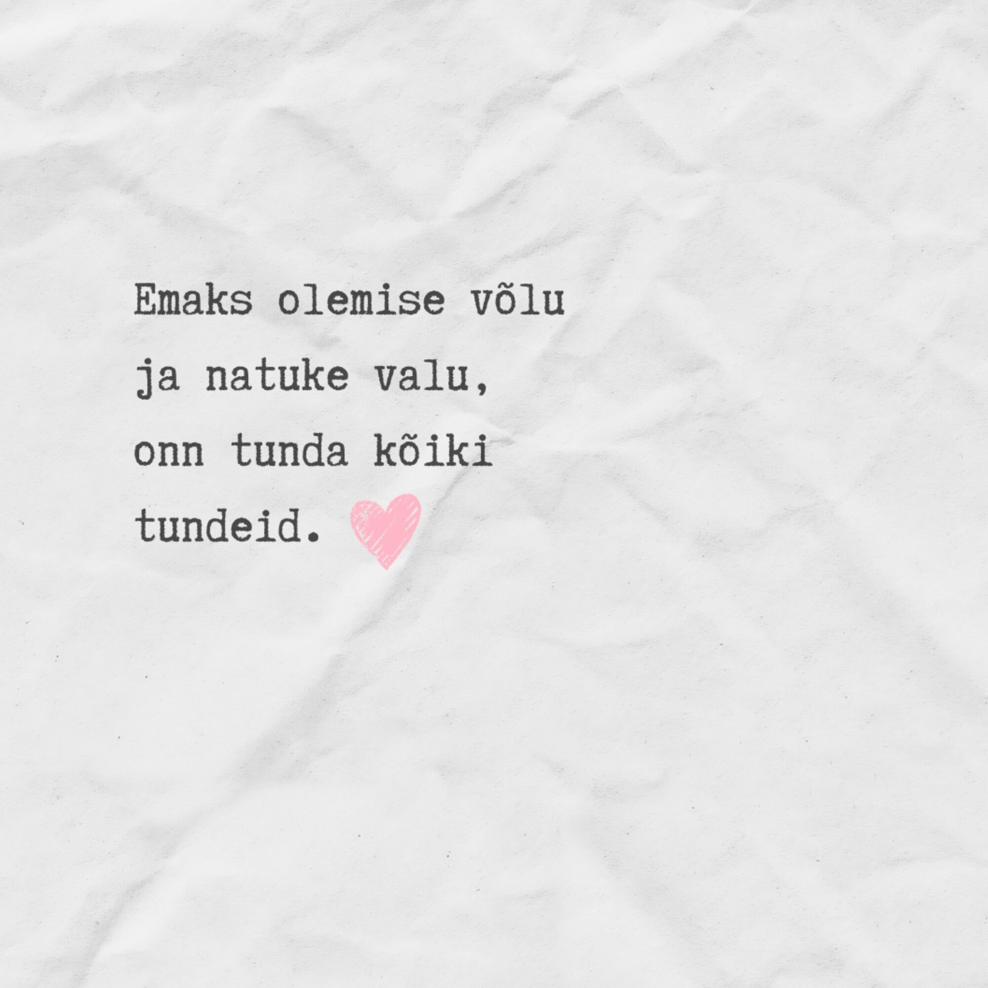 Emadepäeva kingitus